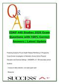 EDKP 448 Studies Exam 2026 &ndash; 95 Questions with 100&percnt; Correct Answers &vert; PA&comma; Depression&comma; Body Image & Behaviour Change Research