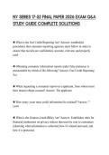 NY SERIES 17-52 FINAL PAPER 2026 EXAM Q&A STUDY GUIDE COMPLETE SOLUTIONS
