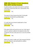 QMB 3602 Module 8 Exam Questions With 100- Verified Answers&period;docx
