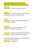 QMB 3602 Module 5 Review Exam Questions With 100- Verified Answers&period;docx