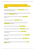 Comprehensive Final Exam &ndash; Questions and Correct Detailed Answers &lpar;Latest Update 2025&sol;2026&rpar; &ndash; Graded A&plus;