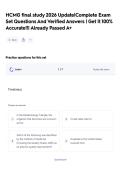 HCMG final study 2026 Update&vert;Complete Exam Set Questions And Verified Answers &vert; Get It 100&percnt; Accurate&excl;&excl;&vert; Already Passed A&plus;