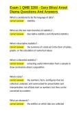 Exam 1 QMB 3200 - Gary Bliss Ansel Diama Questions And Answers&period;docx