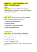 QMB 2100 Exam 1 Questions With 100- Verified Answers&period;docx