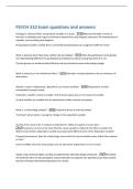 PSYCH 310 Exam questions and answers 