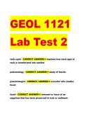 GEOL 1121 &ndash; Lab Test 2 &ndash; 2025 &ndash; Comprehensive Earth Systems Exam Blueprint & Concept Mastery Guide &ndash; Georgia State University