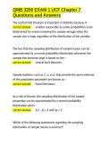 QMB 3200 EXAM 1 UCF Chapter 7 Questions and Answers&period;docxQMB 3200 EXAM 1 UCF Chapter 7 Questions and Answers&period;docx