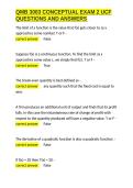 QMB 3003 CONCEPTUAL EXAM 2 UCF QUESTIONS AND ANSWERS&period;docx