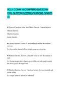 UCLA COMM 10 COMPREHENSIVE EXAM 2026 QUESTIONS WITH SOLUTIONS GRADED A&plus;