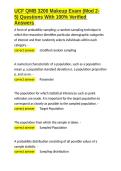 UCF QMB 3200 Makeup Exam &lpar;Mod 2-5&rpar; Questions With 100- Verified Answers&period;docx