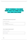 NUR 1023 EXAM 1 QUESTIONS WITH CORRECT ANSWERS