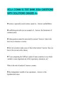 UCLA COMM 10 TEST BANK 2026 QUESTIONS WITH SOLUTIONS GRADED A&plus;