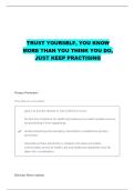 NUR 1023 UNIT 2 KEY POINTS QUESTIONS WITH CORRECT ANSWERS