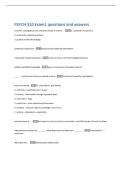 PSYCH 310 Exam1 questions and answers 