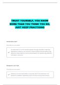 CCRI MENTAL HEALTH NURSING NURS 1023 EXAM 1 LECTURE 1 QUESTIONS WITH CORRECT ANSWERS