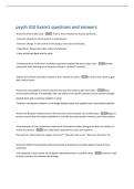 psych 310 Exam1 questions and answers
