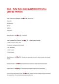 Math - TEAS&comma; TEAS- Math QUESTIONS WITH WELL VERIFIED ANSWERS Order of Operations &lpar;PEMDAS&rpar; - ANS ---Parenthesis Exponents Multiplication Division Addition Subtraction Whole Numbers - ANS ---1&comma;2&comma;3&comma;4&comma; etc&period;&period; Steps for Solving Word Problems - ANS ---1&period; Read Pr
