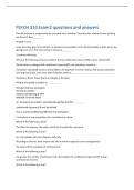 PSYCH 310 Exam2 questions and answers 