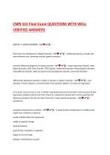 CMN 552 Final Exam QUESTIONS WITH WELL VERIFIED ANSWERS MODULE 1&colon; MOOD DISORDERS - ANS --- Risk Factors for development of bipolar disorder - ANS ---childhood adversity&comma; cannabis and other substance use&comma; previously married&comma; genetic processes common differ