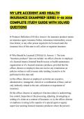 NY LIFE ACCIDENT AND HEALTH INSURANCE EXAMPREP SERIES 17-55 2026 COMPLETE STUDY GUIDE WITH SOLVED QUESTIONS