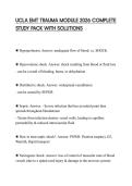 UCLA EMT TRAUMA MODULE 2026 COMPLETE STUDY PACK WITH SOLUTIONS