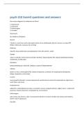 psych 310 Exam3 questions and answers 
