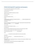 PSYCH 310 Exam3&excl;&excl;&excl;&excl; questions and answers 