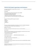 PSYCH 310 Exam4 questions and answers 