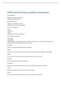 PSYCH 310 UTK Exam1 questions and answers 