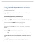 PSYCH 310Chapter 3 Exam questions and answers 
