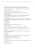 PSYCH 310unit 1 Exam questions and answers 