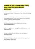 NY REAL ESTATE LICENSE EXAM SCRIPT 2026 QUESTIONS AND VERIFIED SOLUTIONS
