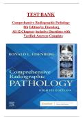 Comprehensive Radiographic Pathology Test Bank 8th Edition Eisenberg &ndash; Complete Questions & Verified Answers for All 12 Chapters inclusive