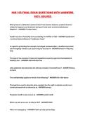 HIM 105 FINAL EXAM QUESTIONS WITH ANSWERS 100&percnt; SOLVED 