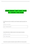 BIO 182 EXAM 4 NAU QUESTIONS AND CORRECT ANSWERS&period;
