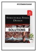 SOLUTIONS MANUAL to Structural Steel Design &lpar;3rd Edition&rpar; by Aghayere