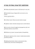 UF HSA 3111 FINAL EXAM TEST QUESTIONS