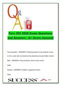 Pers 305 2026 Exam &ndash; 350 Questions with A&plus; Verified Answers &vert; Freud&comma; Jung&comma; Erikson & Attachment Theory