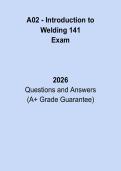 A02 &ndash; Introduction to Welding 141 &ndash; Fundamentals&comma; Safety & Basic Welding Techniques Guide 2026