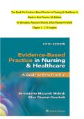 TEST BANK For Evidence-Based Practice in Nursing & Healthcare A Guide to Best Practice 5th Edition &lpar; Bernadette Mazurek Melnyk&comma; 2026 &rpar; Newest  Edition