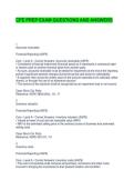 CFE PREP EXAM QUESTIONS AND ANSWERS