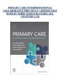 Test Bank Primary Care Interprofessional Collaborative Practice 6th Edition by Terry Mahan & Buttaro ISBN 9781975180271 All Chapters 1-228 2026 A&plus;