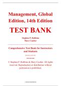 Test Bank &ndash; Management &lpar;Global Edition&rpar;&comma; 14th Edition &ndash; Stephen P&period; Robbins&comma; Mary Coulter &ndash; ISBN 9781292215839 &lpar;All Chapters Covered 1&ndash;18&rpar;