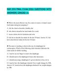 NUR 2513 FINAL EXAM 2026 QUESTIONS WITH ANSWERS GRADED A&plus;