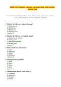 CHEM 1411 VERIFIED ANSWERS AND QUESTIONS - MOST RECENT EDITION 2026