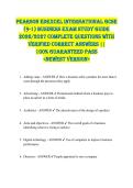 Pearson Edexcel International GCSE  &lpar;9-1&rpar; BUSINESS EXAM STUDY GUIDE  2026&sol;2027 COMPLETE QUESTIONS WITH  VERIFIED CORRECT ANSWERS &vert;&vert;  100&percnt; GUARANTEED PASS  <NEWEST VERSION> 