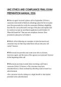 UHC ETHICS AND COMPLIANCE FINAL EXAM PREPARATION MANUAL 2026