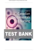 Test Bank for Potter and Perry's Canadian Fundamentals of Nursing 7th Edition &vert; Latest Update 2026 Exam Prep &ndash; 100&percnt; PASS GUARANTEE