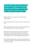 TEST BANK FOR REAL ESTATE PRINCIPLES A VALUE APPROACH 7TH EDITION ACTUAL EXAM SCRIPT 2026 FULL QUESTIONS AND CORRECT ANSWERS ALREADY PASSED