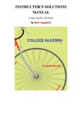 College Algebra &ndash; 6th Edition&comma; Mark Dugopolski &vert; Instructor&rsquo;s Solutions Manual Chapters 1&ndash;8